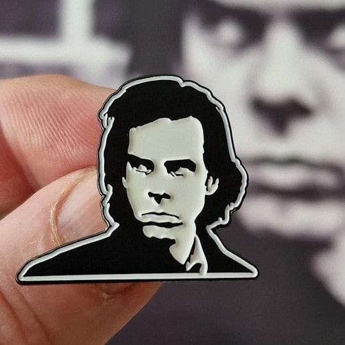 NICK CAVE / ニック・ケイヴ / NICK CAVE ENAMEL PIN