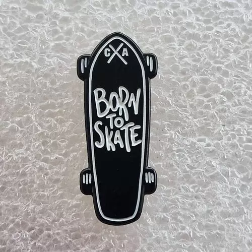V.A. / ENAMEL PIN (BORN TO SKATE)