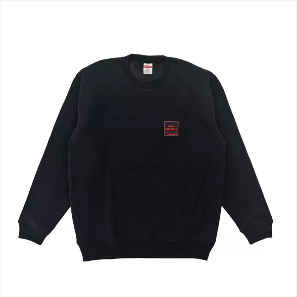 DISKUNION / ディスクユニオン / diskunion Crewneck Sweatshirt 四角ロゴ (Black/L)