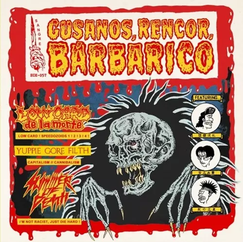 LOW CARD de la morte / SUMMER OF DEATH / YUPPIE GORE FILTH / GUSANOS,RENCOR,BARBARICO3way split CD