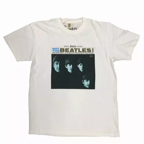 ビートルズ Tシャツ MEET THE BEATLES!Lサイズ MEET THE BEATLES! TEE WHITE XL/BEATLES/ビートルズ/ホワイト XL｜OLD