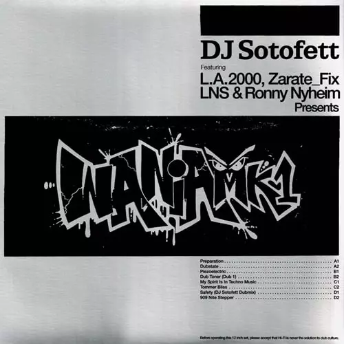 DJ SOTOFETT / DJソトフェット / WANIAMK1 (2X12")