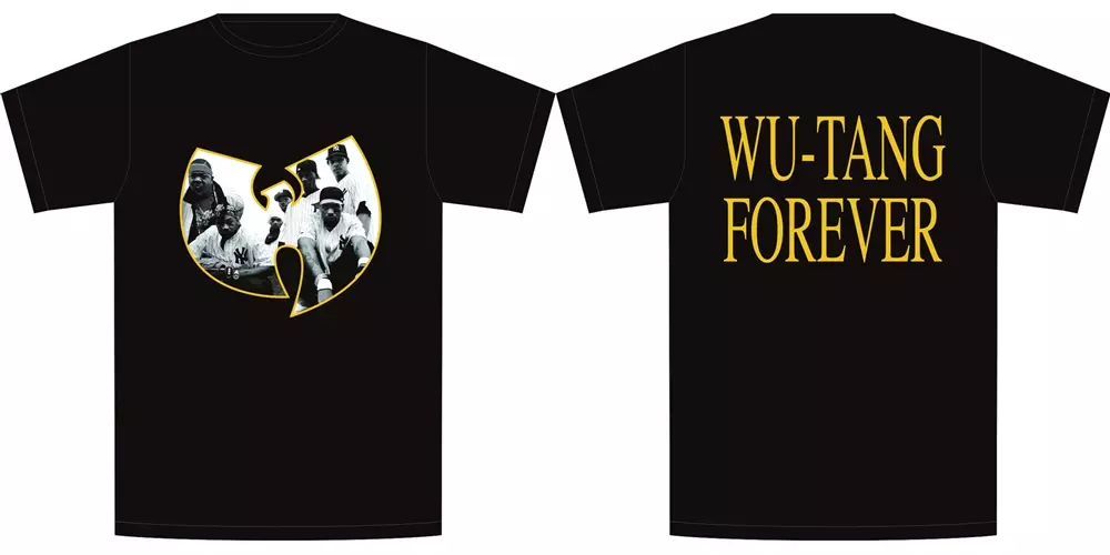 WU-TANG CLAN / ウータン・クラン / FOREVER TEE (BLACK YELLOW / XL)