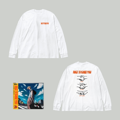 SANTAWORLDVIEW / NICE TO KNEE YOU (CD) & T-shirt set XL