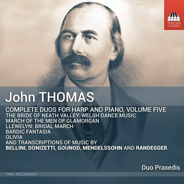 PRAXEDIS&PRAXEDIS / デュオ・プラクセディス(プラクセディス&プラクセディス) / JOHN THOMAS:DUOS FOR HARP AND PIANO VOL.5