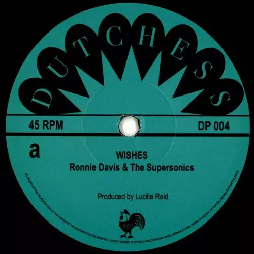 RONNIE DAVIS & THE SUPERSONICS / WISHES