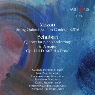GABRIELE PIERANUNZI / ガブリエーレ・ピエラヌンツィ / MOZART:STRING QUINTET NO.4 / SCHUBERT:PIANO QUINTET