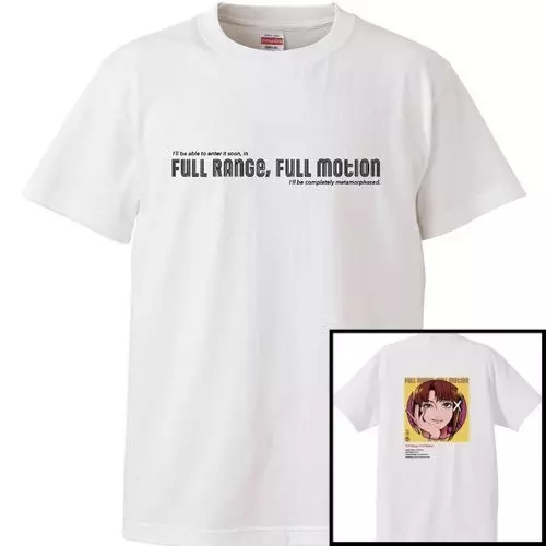 (ANIMATION MUSIC) / (アニメーション音楽) / L / WHITE / [FULL RANGE, FULL MOTION]KAMIN'S ILLUSTRATION T SHIRT