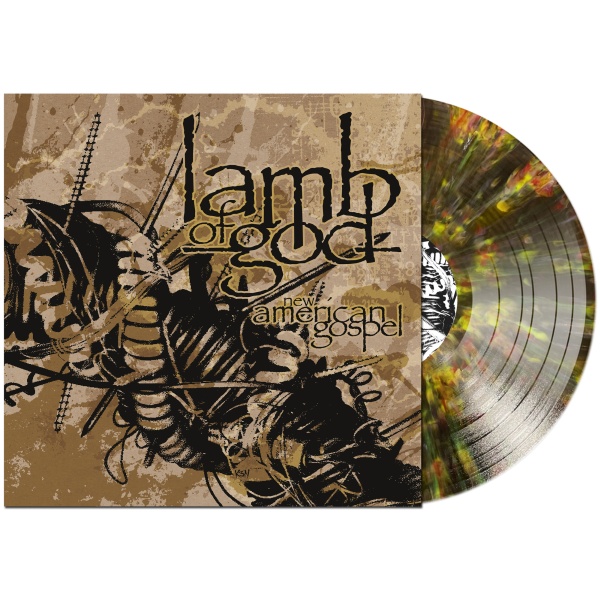 LAMB OF GOD / ラム・オブ・ゴッド / NEW AMERICAN GOSPEL (CLEAR BLACK W/ WHITE & GOLD SPLATTER VINYL)