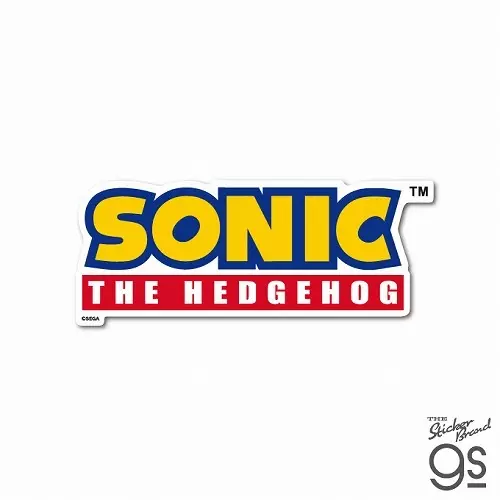 GAME MUSIC / (ゲームミュージック) / SONIC-10 ソニック ダイカットステッカー ロゴ