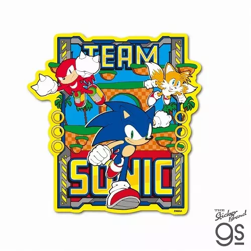GAME MUSIC / (ゲームミュージック) / SONIC-16 ソニック ビッグサイズステッカー TEAM SONIC