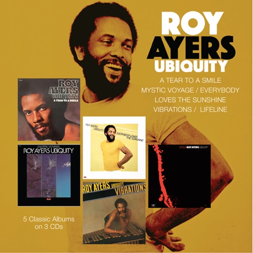 ROY AYERS UBIQUITY / TEAR TO A SMILE / MYSTIC VOYAGE / EVERYBODY LOVES THE SUNSHINE / VIBRATIONS / LIFELINE FIVE ALBUMS ON (3CD)