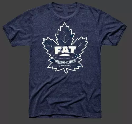 FAT WRECK CHORDS OFFICIAL GOODS / L/FAT MAPLE LEAF T