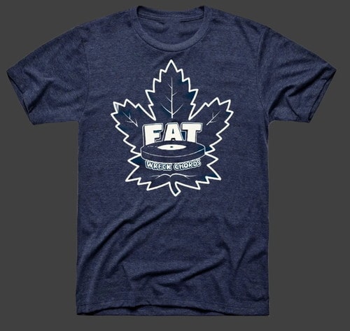 FAT WRECK CHORDS OFFICIAL GOODS / XL/FAT MAPLE LEAF T