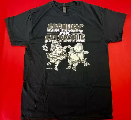 Fat Music For Fat People Zip-Up Hoodie | buzzcat records