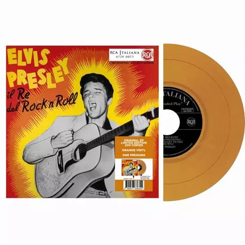 ELVIS PRESLEY / エルヴィス・プレスリー / EP ETRANGER N' 15 - IL RE DEL ROCK'N'ROLL (ITALIE / ORANGE)