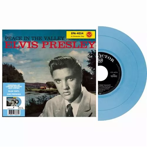 ELVIS PRESLEY / エルヴィス・プレスリー / EP ETRANGER N' 16 - PEACE IN THE VALLEY (US / BLUE)