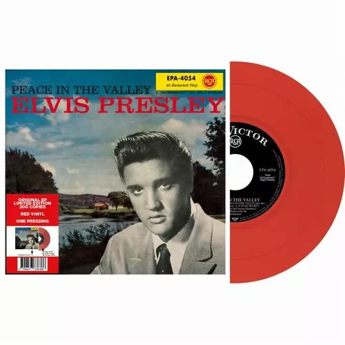 ELVIS PRESLEY / エルヴィス・プレスリー / EP ETRANGER N' 16 - PEACE IN THE VALLEY (US / RED)