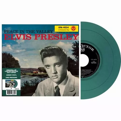 EP ETRANGER N' 16 - PEACE IN THE VALLEY (US / YELLOW)/ELVIS