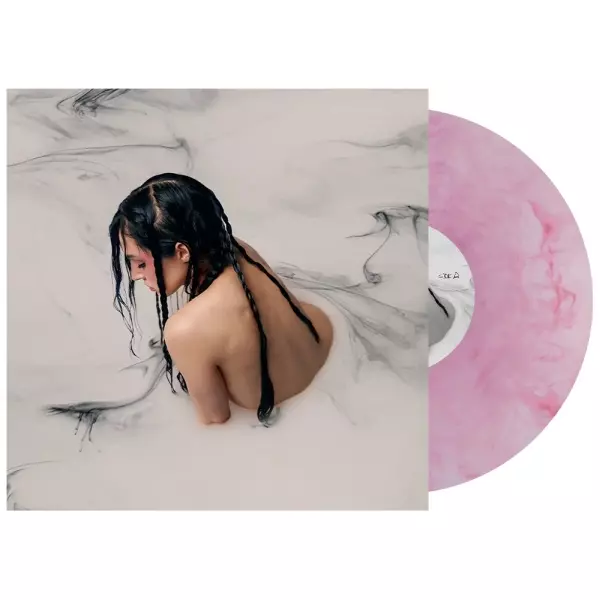 POPPY / NEGATIVE SPACES (CLEAR WITH PINK MARBLED VINYL)