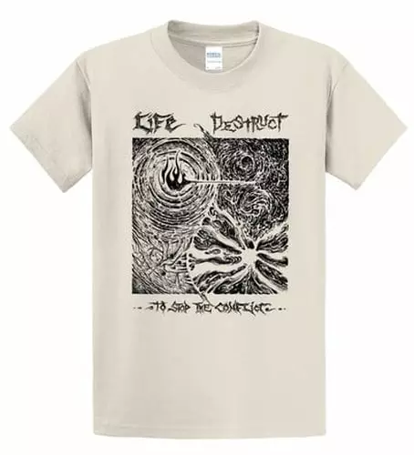 LIFE : DESTRUCT / XL/SHIRT (NATURAL)