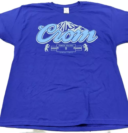 CROM / クロム / XL/MOUNTAINS T-SHIRT (BLUE)