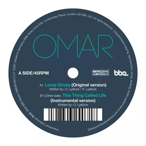 OMAR / オマー / LOVEY DOVEY / THIS THING CALLED LIFE (7")