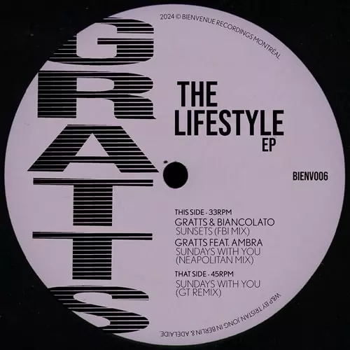 GRATTS / LIFESTYLE EP&nbsp;W/ GENE TELLEM REMIX