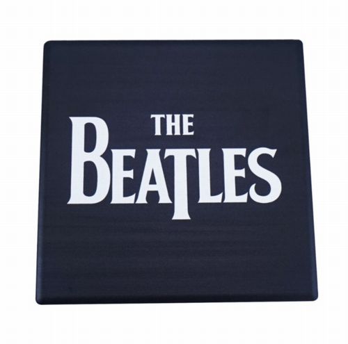 BEATLES / COASTER SINGLE CERAMIC SQUARE - THE BEATLES (LOGO)