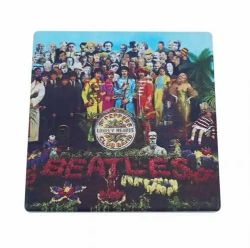 COASTER SINGLE CERAMIC SQUARE - THE BEATLES (SGT. PEPPER)/BEATLES
