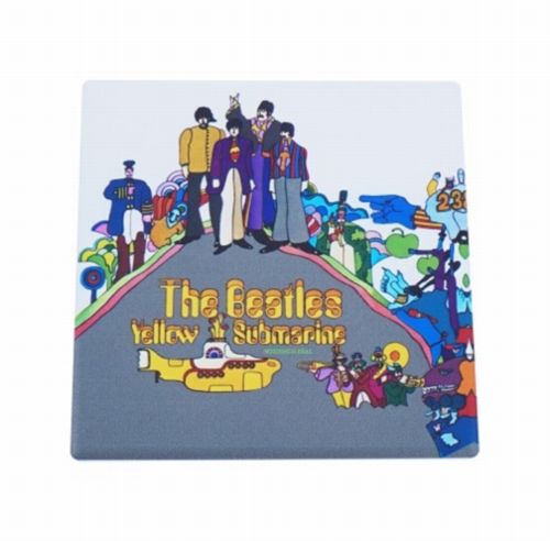 BEATLES / COASTER SINGLE CERAMIC SQUARE - THE BEATLES (YELLOW SUB)