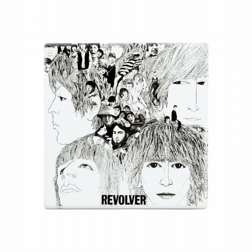 BEATLES / COASTER SINGLE CERAMIC - THE BEATLES (REVOLVER)