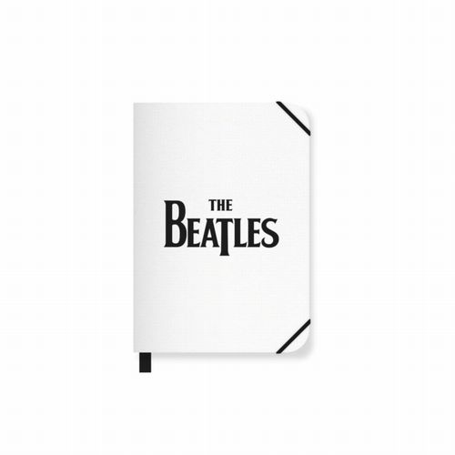 BEATLES / A6 NOTEBOOK (SOFTCOVER) - THE BEATLES (LOGO) WHITE