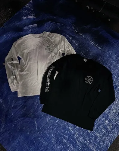 帯化 / 長袖Tシャツ(黒/L)