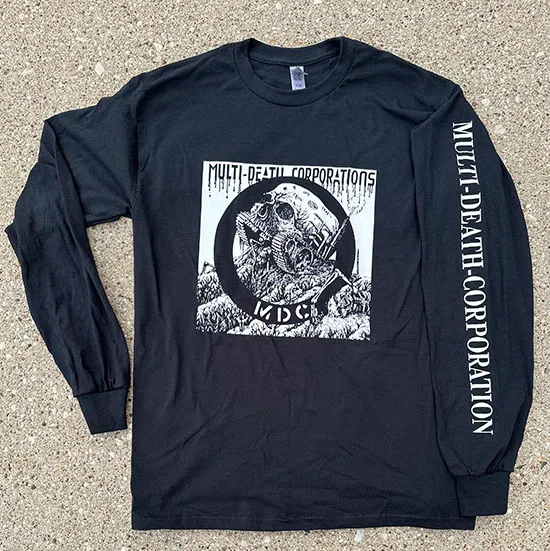 M.D.C. / XL/MULTI DEATH LONG SLEEVE (BLACK)