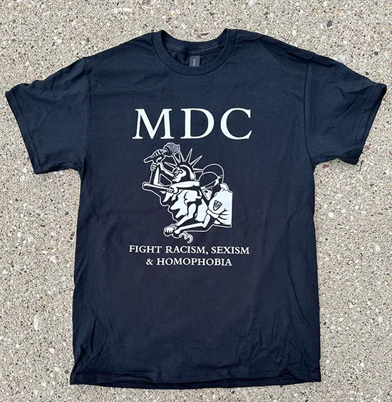 M.D.C. / L/LADY LIBERTY TEE (BLACK)
