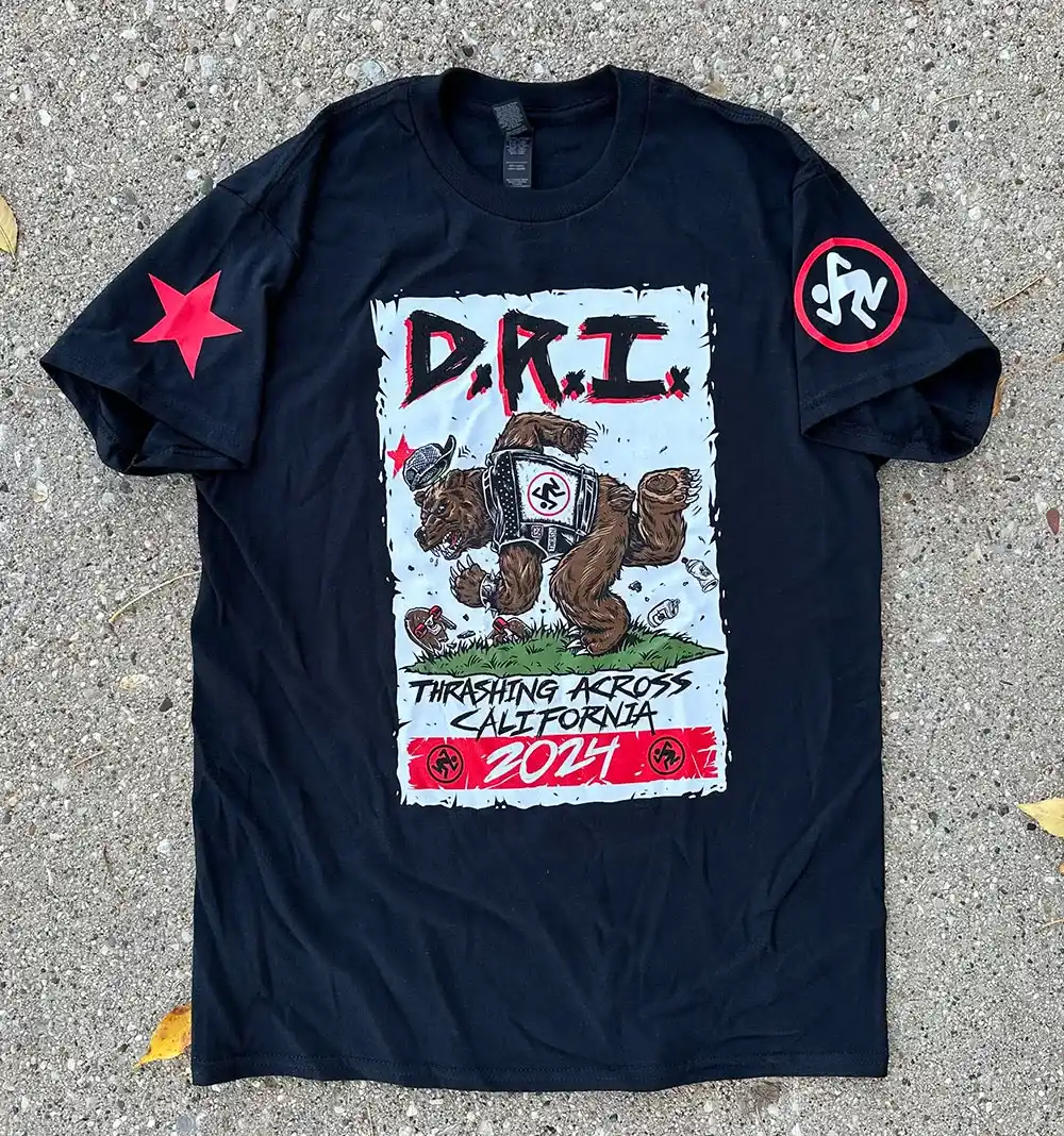 D.R.I. / ディーアールアイ / L/TA CAL - 2024' SHORT SLEEVE (BLACK)