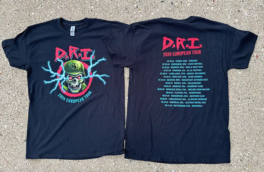 D.R.I. / ディーアールアイ / L/EURO TOUR 2024