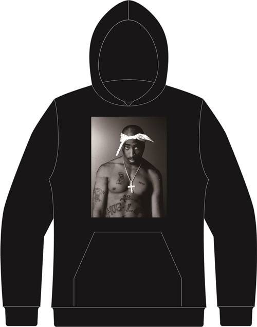 2PAC / トゥーパック / 1993 WEST PAC HOODIE (BLACK) (L)