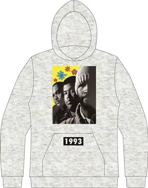 DE LA SOUL / 1993 DE LA HOODIE (ASH) (L)
