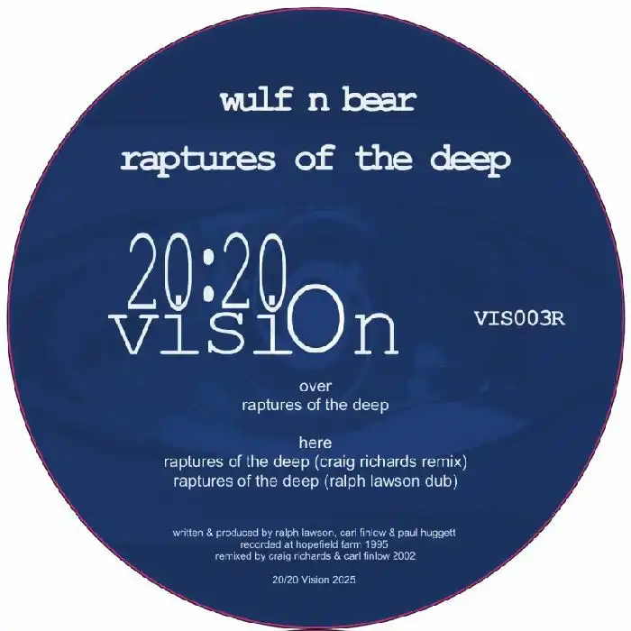 WULF N'BEAR / RAPTURES OF THE DEEP (FEAT CRAIG RICHARDS, RALPH LAWSON MIXES) (12")