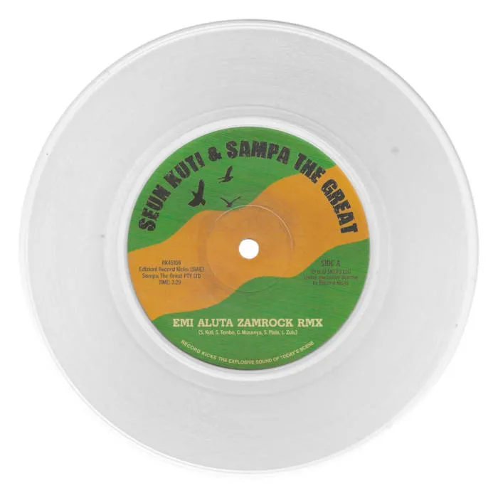 SEUN KUTI & SAMPA THE GREAT / シェウン・クティ & サンパ・ザ・グレート / EMI ALUTA ZAMROCK REMIX / 45 EDIT (CLEAR VINYL)