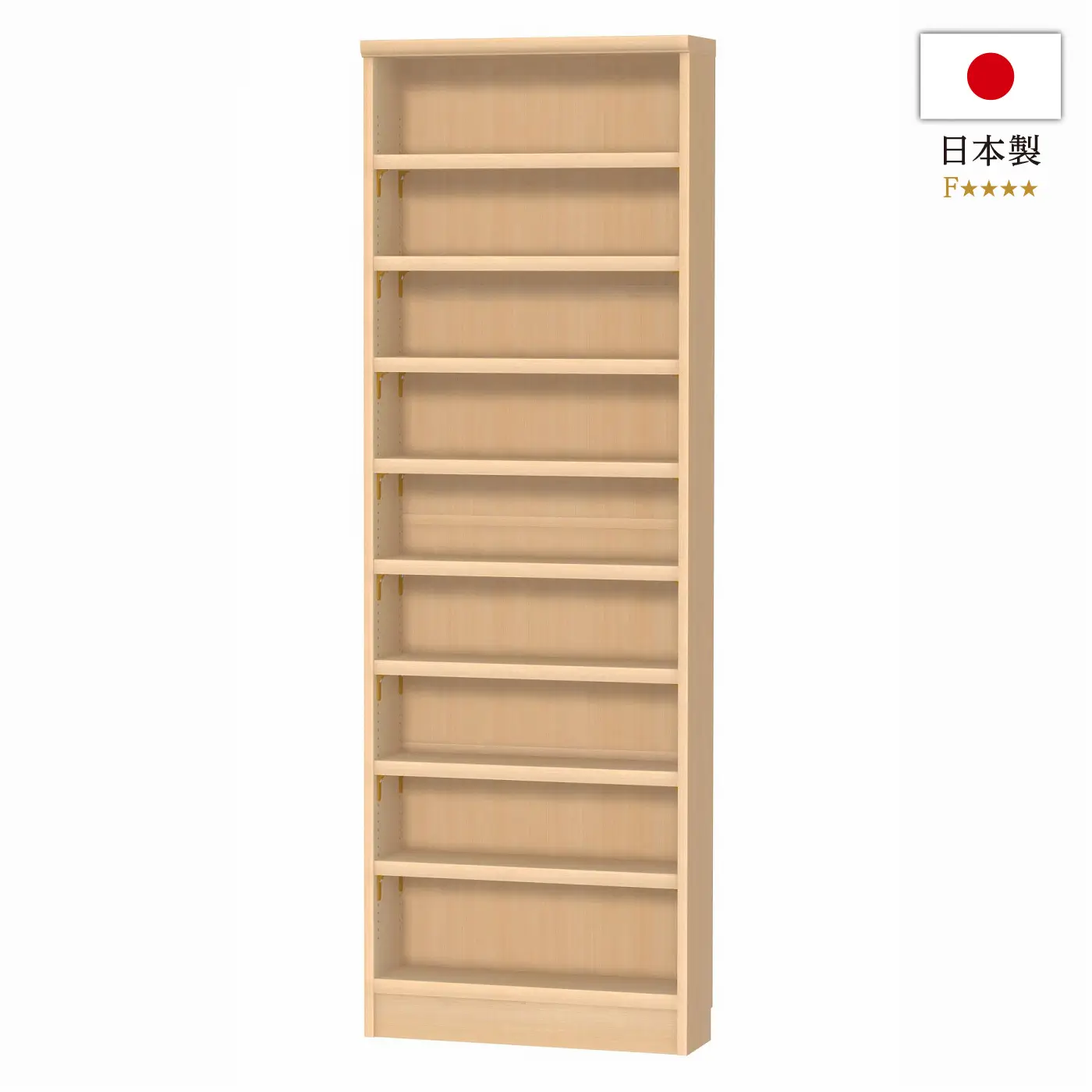 純国産レコードラック 3BOX ナチュラル/レコードラック/ラックフェア