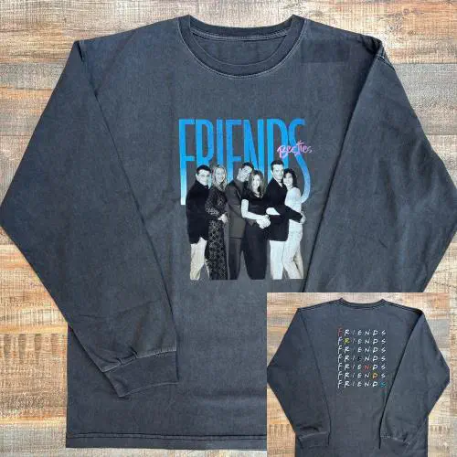 FRIENDS (US TV DRAMA) / FRIENDS LONG SLEEVE T-SHIRT (25F-86301 / BLACK / L)