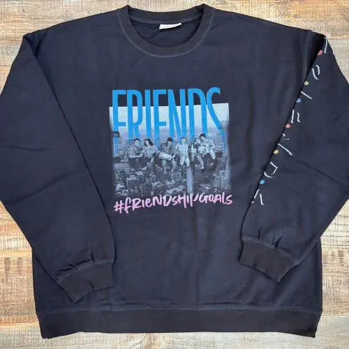 FRIENDS (US TV DRAMA) / FRIENDS SWEAT (25F-86305 / BLACK / XL)