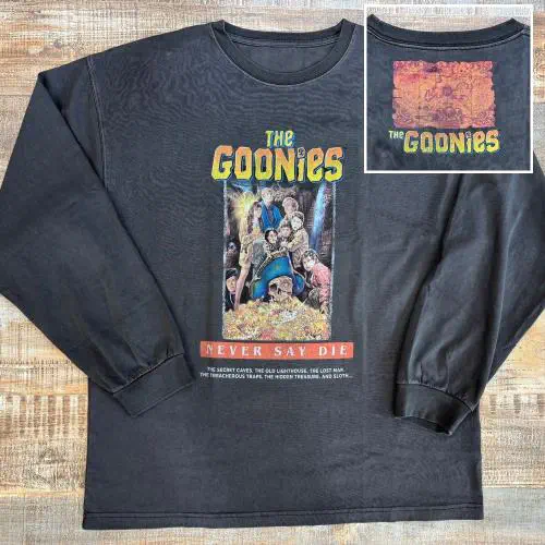GOONIES (MOVIE) / グーニーズ / GOONIES LONG SLEEVE T-SHIRT (25G-86303 / BLACK / M)