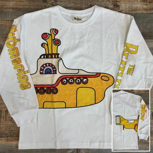 BEATLES / ビートルズ / BEATLES YELLOW SUBMARINE LONG SLEEVE T-SHIRT (25B-86308 / WHITE / L)