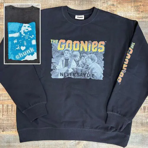 GOONIES (MOVIE) / グーニーズ / GOONIES SWEAT (25G-86307 / BLACK / M)