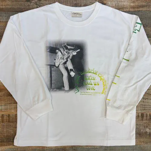 JIMI HENDRIX (JIMI HENDRIX EXPERIENCE) / ジミ・ヘンドリックス (ジミ・ヘンドリックス・エクスペリエンス) / JIMI HENDRIX LONG SLEEVE T-SHIRT (25JH-86316 / WHITE / XL)