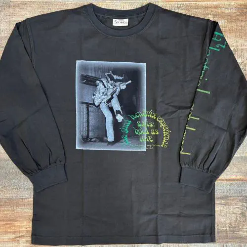 JIMI HENDRIX (JIMI HENDRIX EXPERIENCE) / ジミ・ヘンドリックス (ジミ・ヘンドリックス・エクスペリエンス) / JIMI HENDRIX LONG SLEEVE T-SHIRT (25JH-86316 / BLACK / XL)